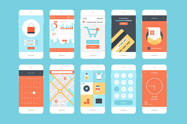 Mobile website design 